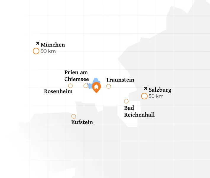 Karte Chiemsee Karte Chiemsee